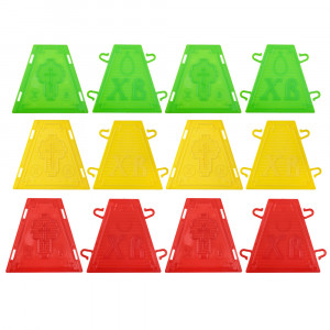 Форма для Пасхи разборная, пластик, h10x11,5см, 3 цвета