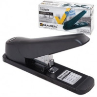 Степлер BRAUBERG мощный &quot;Centurion&quot;, 24/6-23/13 на 80 листов, черный, 222563