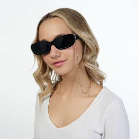 ЮL Цепочка для очков, пластик, биж.сплав, 65см, дизайн 4