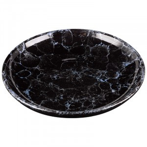 Миска для вторых блюд 18см, вуаль, черная (кратность 10!!!) керамика, 108800