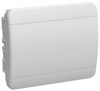 IEK TEKFOR бокс (корпус) пластик. ЩРВ-П-12 мод. встраиваемый, белая дверь IP41