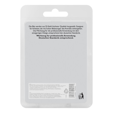 Бита PZ3х50мм, сталь S2, шестигр., 10 шт. Gross