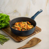 SATOSHI Ривьера Сковорода литая глубокая d24см, антипригарное покрытие мрамор, индукция