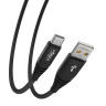 FORZA Кабель для зарядки Атлас Type-C, 1,5м, 1.5А, 7,5W, тканевый, 3 цвета