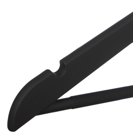 Вешалки для одежды тм VETTA, 3шт, 44,5x23x1см, пластик ABS, софт тач, цвет черный