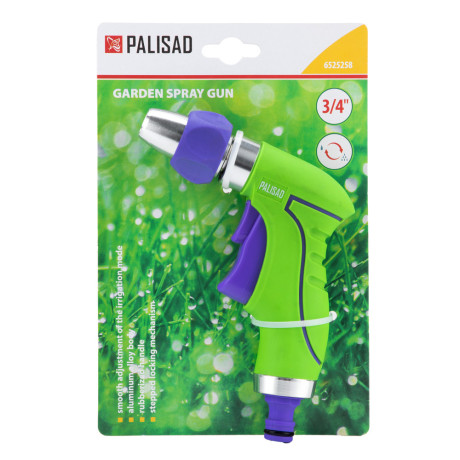 Пистолет-распылитель, регулируемый, металлический корпус Palisad