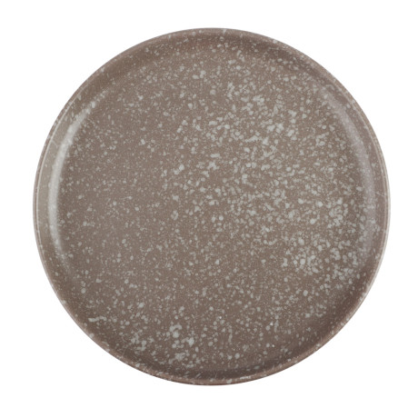 MILLIMI Тарелка десертная 20х2см, керамика, серый