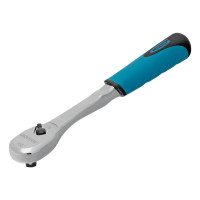 Ключ-трещотка 3/8&quot;, CrV, 90 зубьев, усиленный, хром Gross