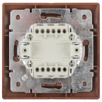 ЭРА Intro Plano выкл. СУ 3 кл., 10А, венге 1-106-10 53799