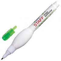 Ручка-корректор STAFF, 7 мл, метал. наконеч., 226816