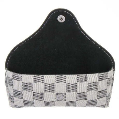 ЮL Футляр для солнцезащитных очков на кнопке, ПУ, 16,5х6,5см, 4 цвета