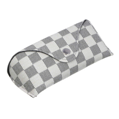 ЮL Футляр для солнцезащитных очков на кнопке, ПУ, 16,5х6,5см, 4 цвета