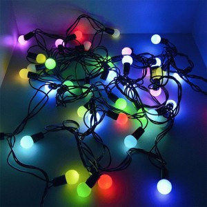 Гирлянда-нить "Шарики матовые" 40LED разноцв., 5м  BL-550M,