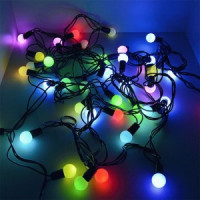 Гирлянда-нить "Шарики матовые" 40LED разноцв., 5м BL-550M,