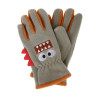 GALANTE Перчатки детские флисовые с декором, р.14, 100% полиэстер, разноцветные, ОЗ25-33