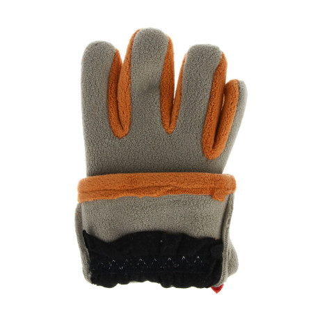 GALANTE Перчатки детские флисовые с декором, р.14, 100% полиэстер, разноцветные, ОЗ25-33