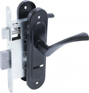 Птимаш ЗВ9-4.07 (ЗВ9-0623) с пружиной черный Замок врезной с/руч (10)