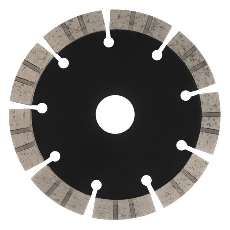 Диск алмазный отрезной DENZEL, ф125 х 22.2 мм, сегментный, сухой рез, HWD92, круг, 731010
