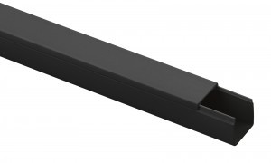 ЭРА кабель-канал ПВХ черный 16х16 2м (50м в уп., цена за 1м) KK-B-16-16 61738