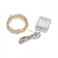 Гирлянда-нить уличная  Роса  100LED, RGB, 10м,  3xR06, пульт ДУ  44 реж. IP44, NEON-NIGHT 303-259