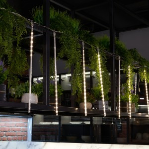 Feron Гирлянда-занавес Сосульки 360LED 2700K динамичный 4.5х0.5м IP20 сетевой шнур 3м CL586 51452