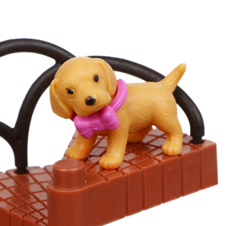 ИГРОЛЕНД Питомец с набором аксессуаров, ABS, 9х5х12 см, 4 дизайна