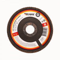 KRANZ Круг лепестковый торцевой, P120, 125х22,2мм KR-90-0017