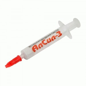 Термопаста Алсил-3 кремнийорганическая на основе нитрида алюминия, 1.5 г, шприц