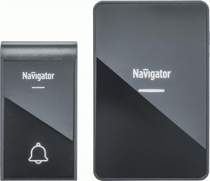 Navigator Звонок без пров 3xАА IP20/IP44 71x28x110/40x22x71 пласт черн NDB-D-DC06-1V1-BL 80512