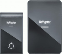 Navigator Звонок без пров 3xАА IP20/IP44 71x28x110/40x22x71 пласт черн NDB-D-DC06-1V1-BL 80512