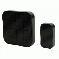 Feron звонок беспрводной с кодировкой IP44 радиус - 100м, 10 мелодий чер 111x27мм E-378 51431