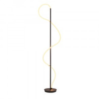 ARTELAMP Торшер св/д 30W(4200lm) 3000K 2K d400x1700 чер/бел силикон KLIMT A2850PN-35BK