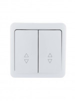 Lezard VIOLA выкл. ОУ 2 кл. (проходн.) бел. (корп. ABS) 751-0200-106