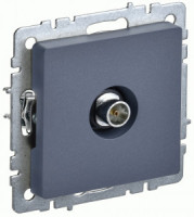 IEK BRITE мех. роз. СУ TV оконечная РТВ11-0-БрМ маренго BR-A10-O-K35