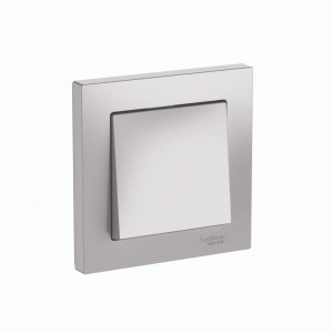 Systeme Electric ATLASDESIGN выкл. СУ 1 кл. 10А (автоклеммы) АЛЮМИНИЙ ATN000312S (10!)