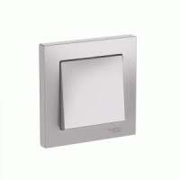 Systeme Electric ATLASDESIGN выкл. СУ 1 кл. 10А (автоклеммы) АЛЮМИНИЙ ATN000312S (10!)