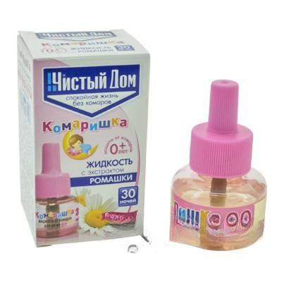 Антикомариная жидкость 30 ночей для детей Чистый дом 02-114