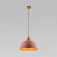 TK Lighting св-к подвес. 1x15W 340х340х1700 металл красный Cap 6927