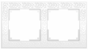 Werkel рамка СУ 2 мест. Flock (белый) W0022301 a050797
