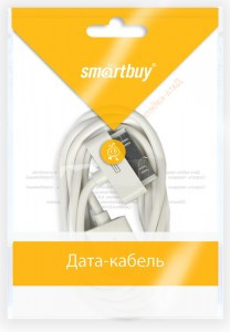 Дата-кабель Smartbuy USB - 30-pin для Apple (iPhone 4/4S), длина 1,2 м (iK-412)/500