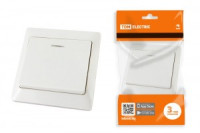 TDM Ильмень выкл. СУ 1 кл. (инд.) 10А белый АБС-пластик SQ1823-0003