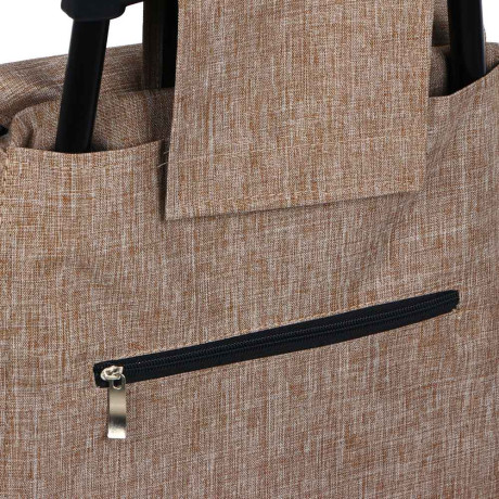 Тележка c сумкой, до 30кг тм VETTA, 95х41х33см, сумка 36,5х23х57см, 45л, оксфорд 300D, колесо d17см