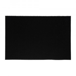 Коврик 60*90 см ТРАВКА  на противоскользящей  основе черный VORTEX