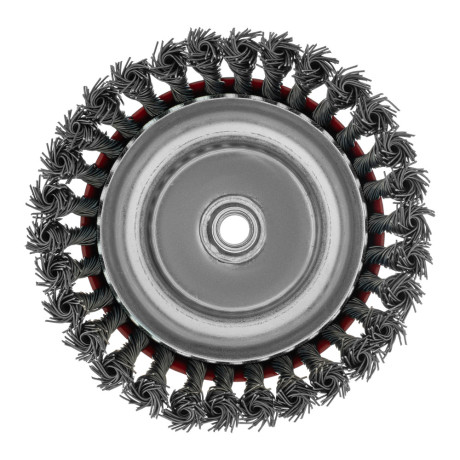 Щетка для УШМ, 150 мм, М14, "чашка", крученая проволока 0.8 мм Matrix