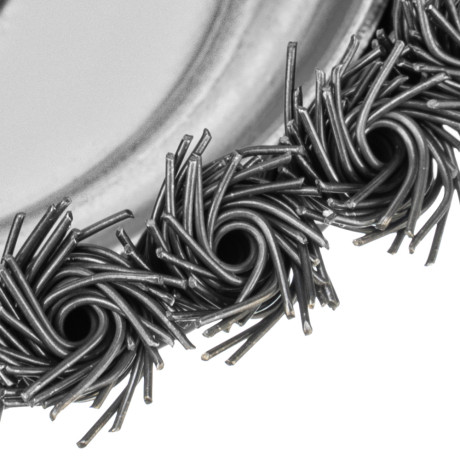 Щетка для УШМ, 150 мм, М14, "чашка", крученая проволока 0.8 мм Matrix