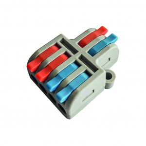 SmartBuy клемма СМК разветвительная с рычагом, 2х4(0,08-4мм2) 32А (уп.50шт, цена за шт) BE-cwcc-2-4