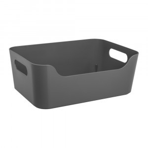 Корзинка универсальная "SCANDI", 240x170x90 мм, 3,1л серый 433222611 Бытпласт