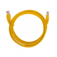 REXANT коммутац. шнур (патч-корд) U/UTP, cat5e, 2м, литой, RJ45-RJ45, LSZH, желтый, 02-0105-2