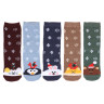 GALANTE Носки новогодние, р.23-25, 70% полиэстер, 30% хлопок, разноцветные