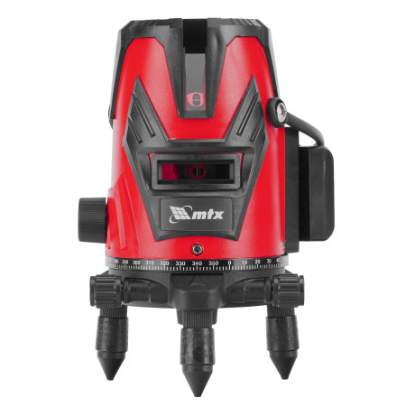 Лазерный уровень MXL RED, 30 м, красный луч, акк. Li 2400 mAh, сумка, резьба 5/8" MTX